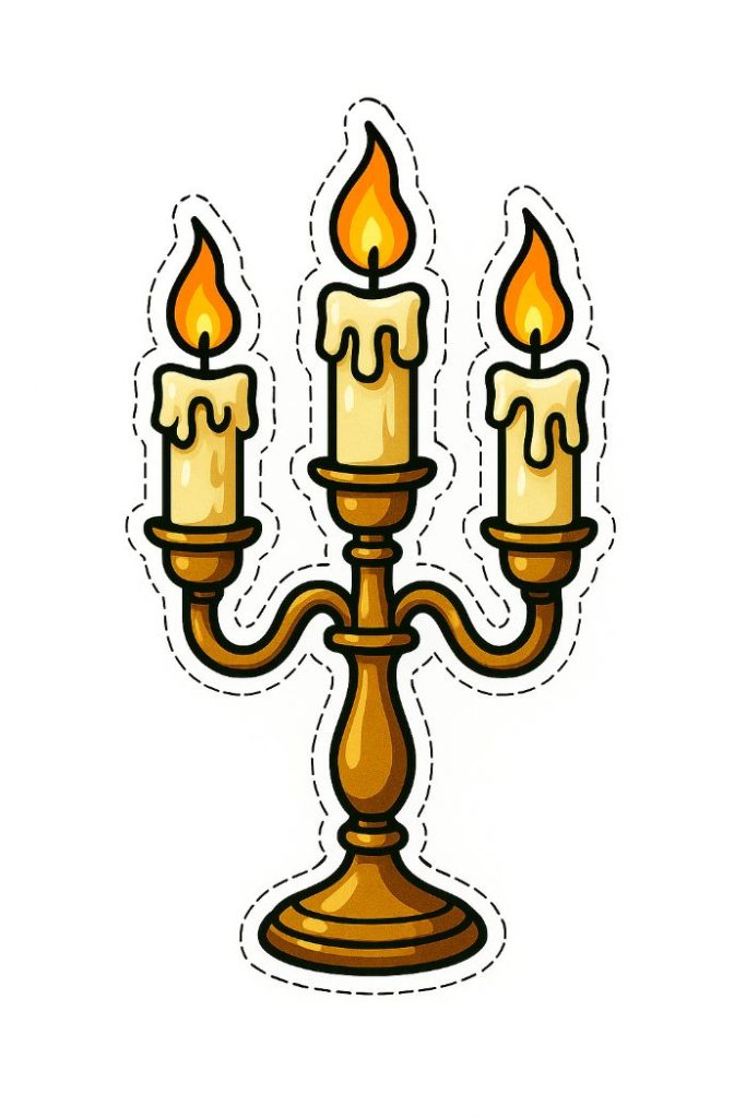 candle stick cut outs