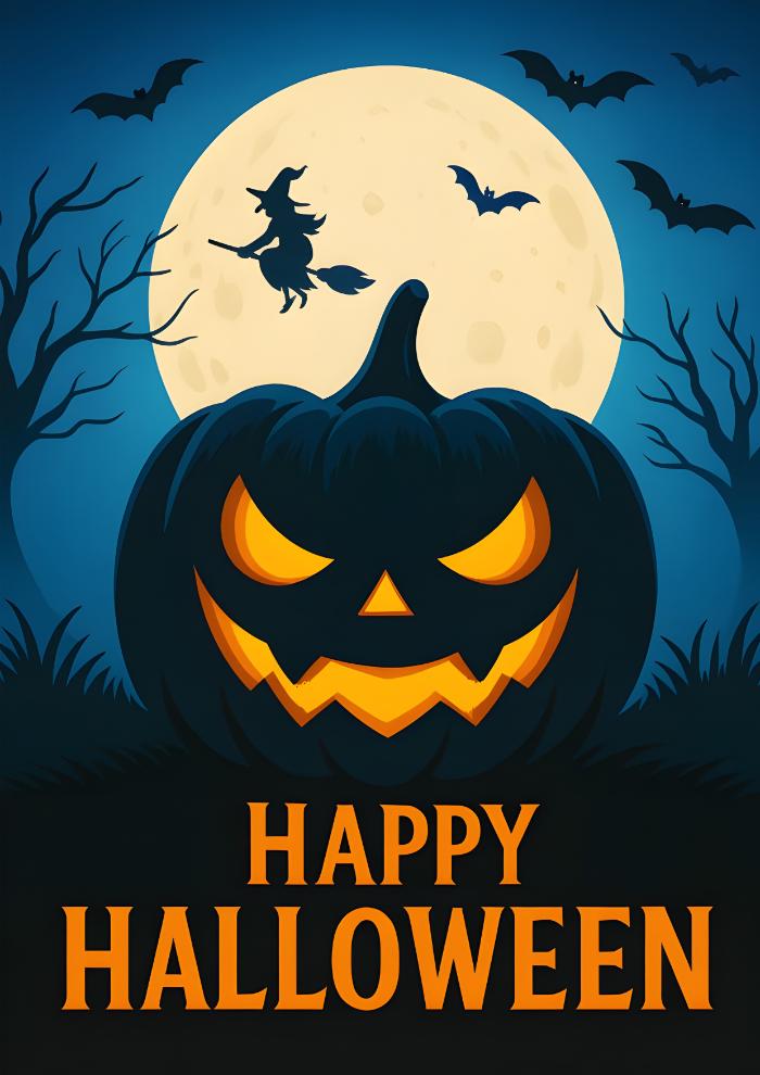 happy halloween poster