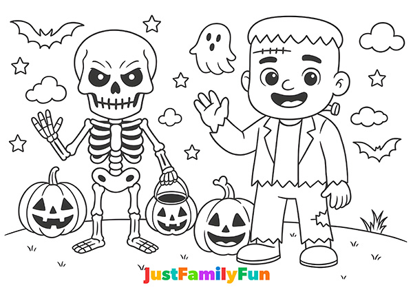scary coloring pages