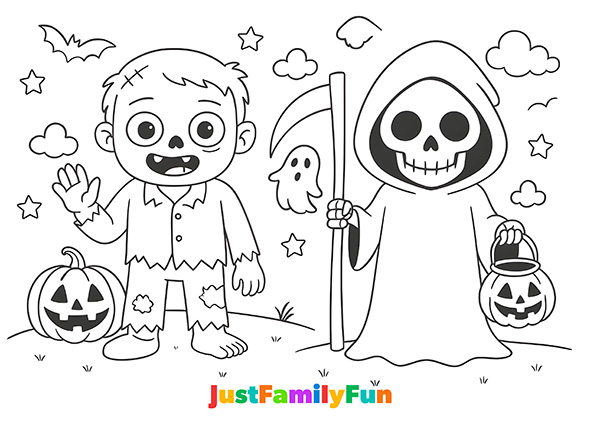 halloween coloring pages