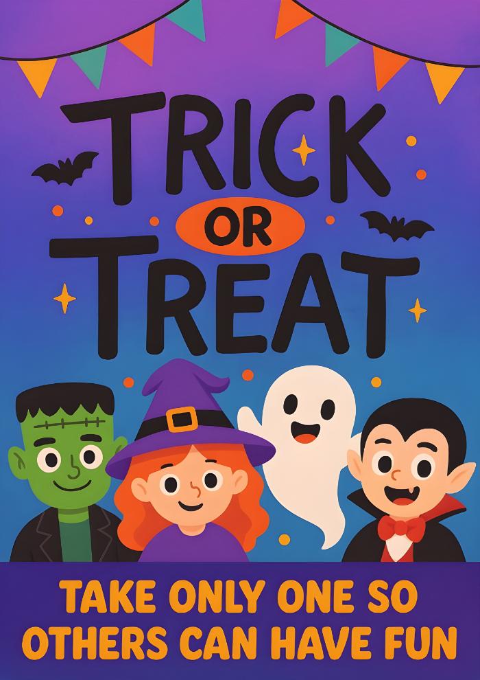 free halloween printable signs