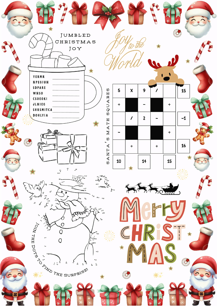 christmas crosswords