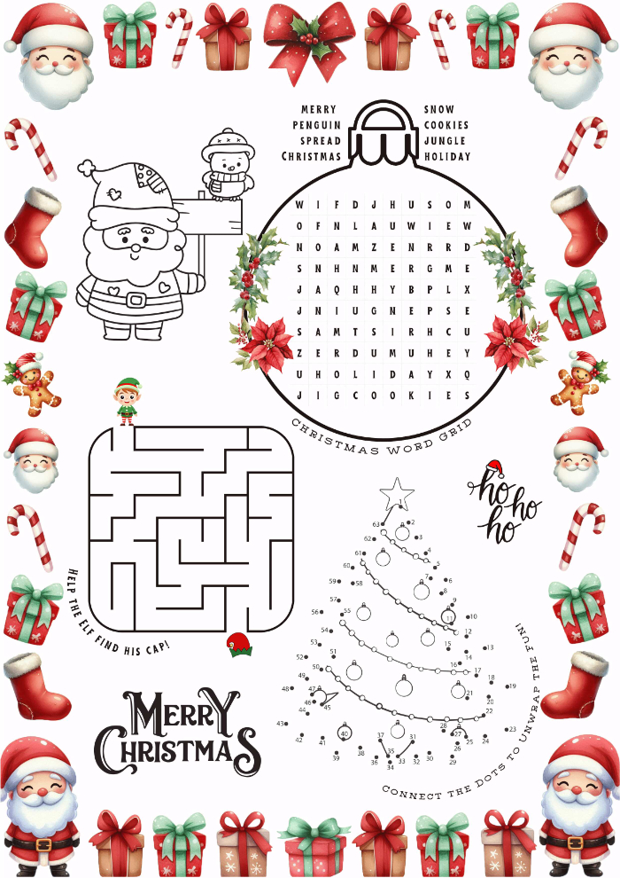christmas activity for kids