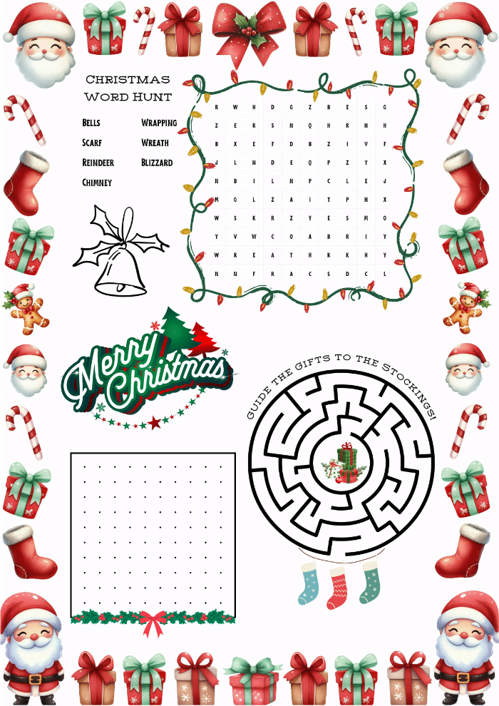 christmas wordsearch