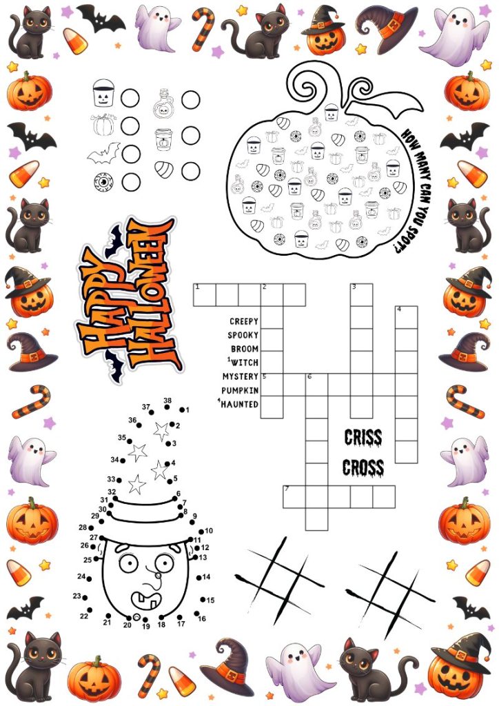 printable halloween fun