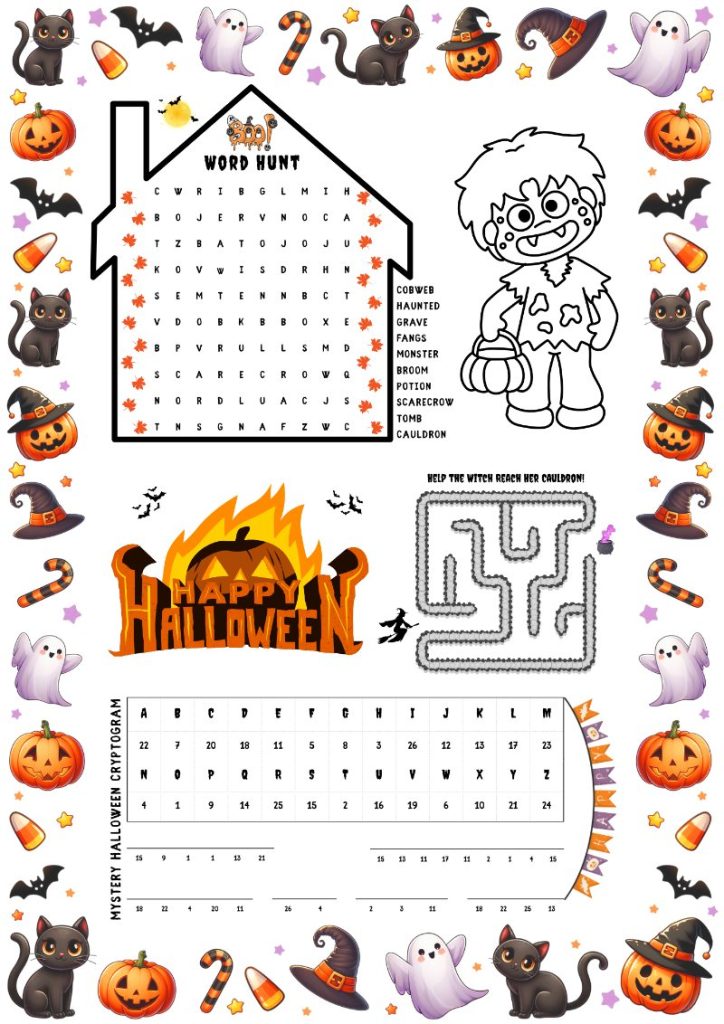 halloween wordsearch