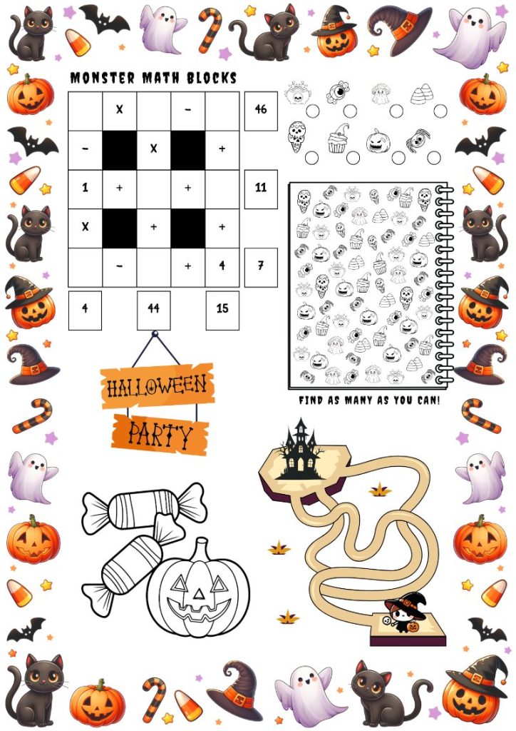 halloween coloring page