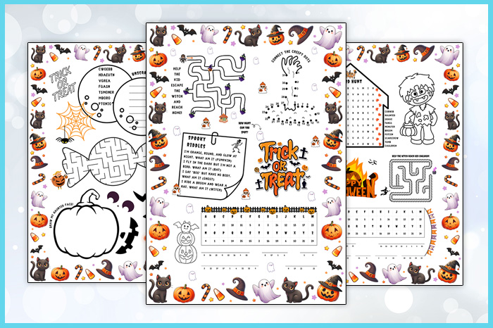 halloween puzzles printable