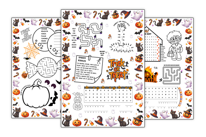 printable halloween activities