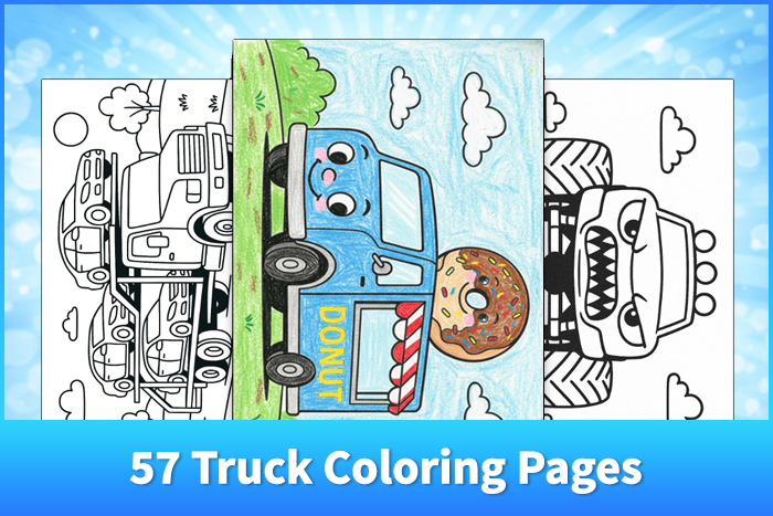 57 Truck Coloring Pages