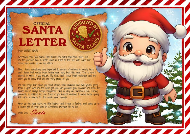 santa letter template