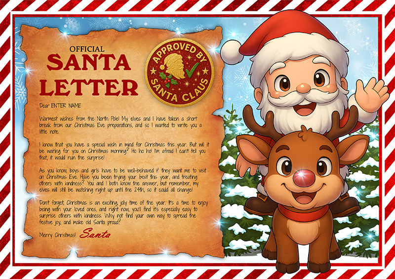 printable santa letter