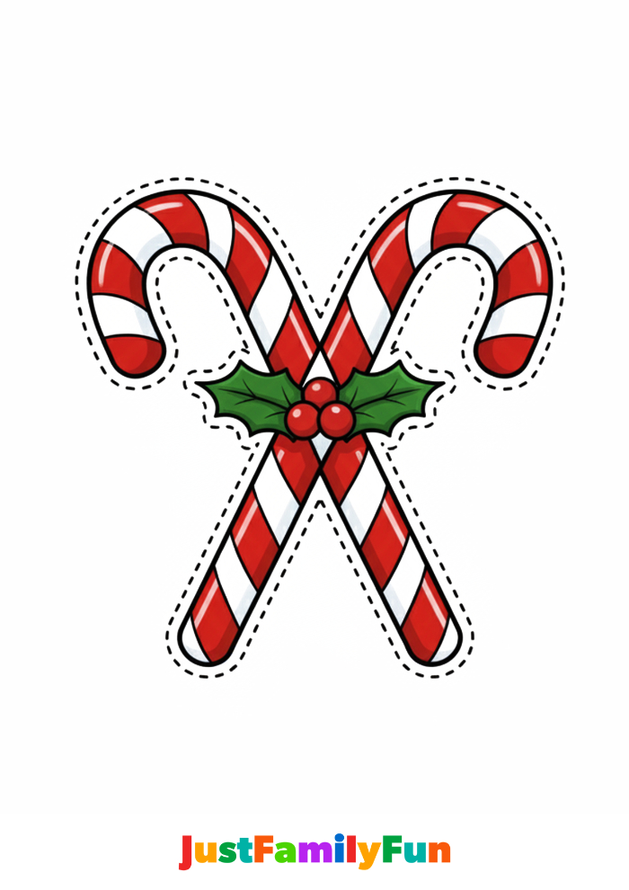 candy caines template