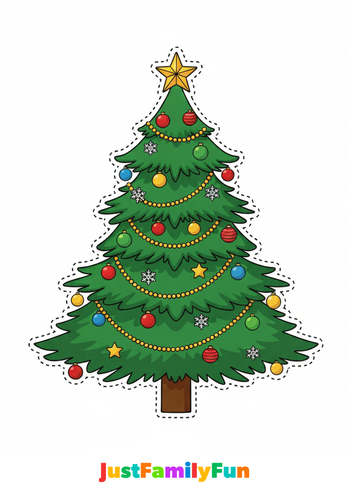 christmas tree cut out image