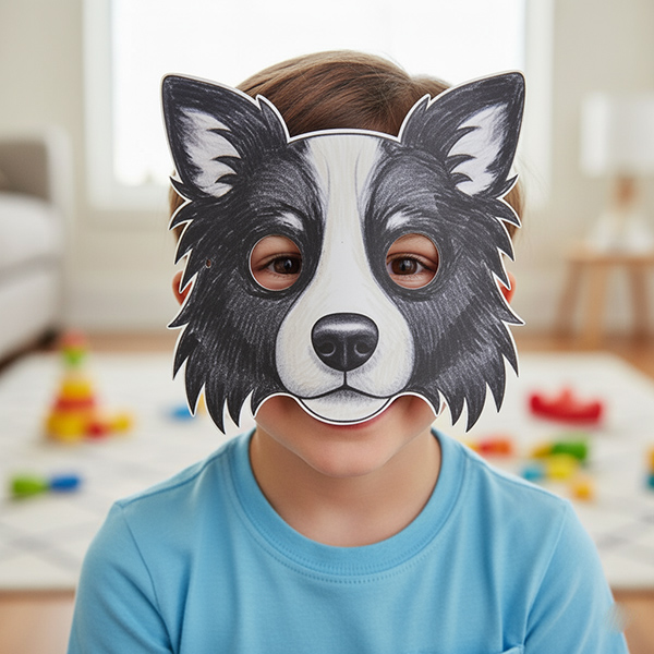 printable puppy mask template
