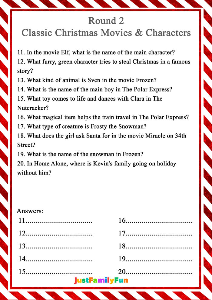 christmas questions for kids