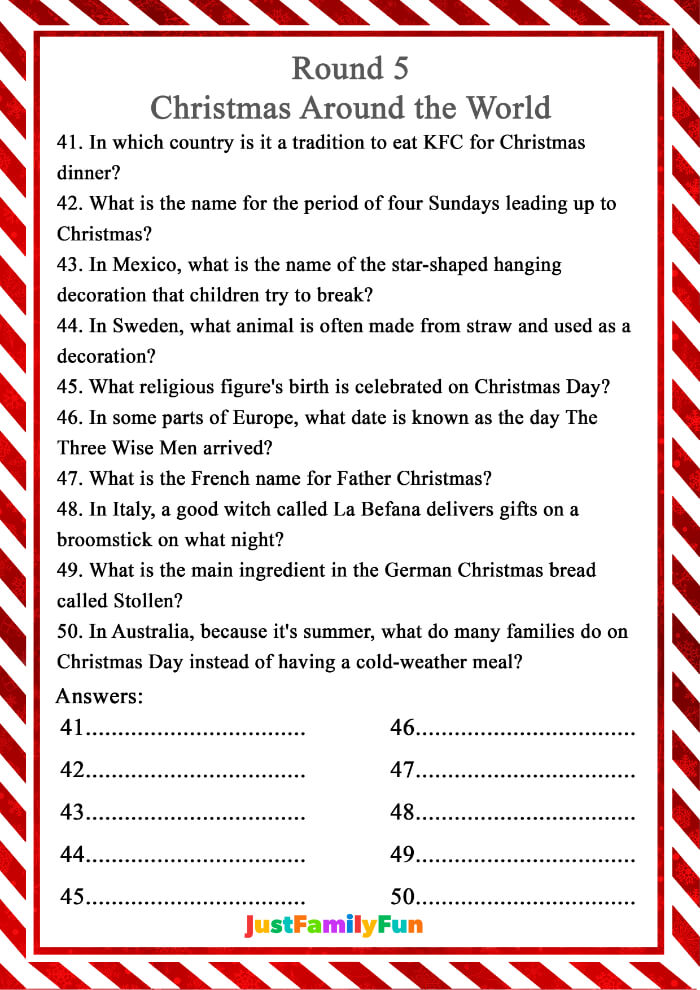 christmas questions for kids