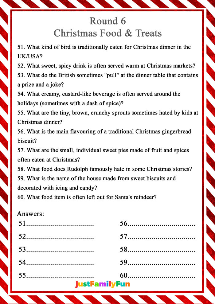 simple christmas trivia