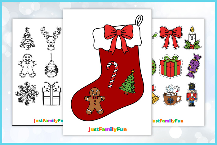 printable stocking template