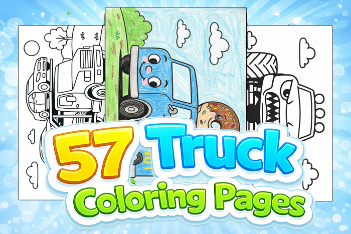 truck coloring pages