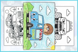 truck coloring pages