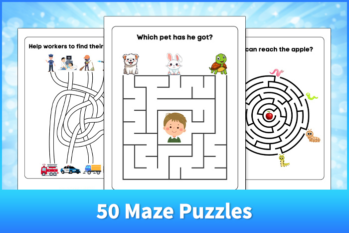printable maze puzzles