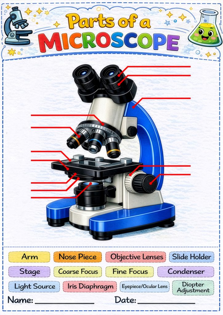 microscope worksheets