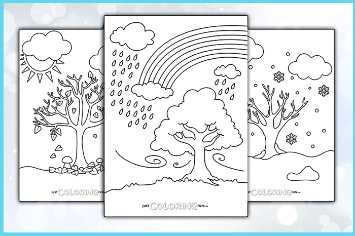 weather coloring pages