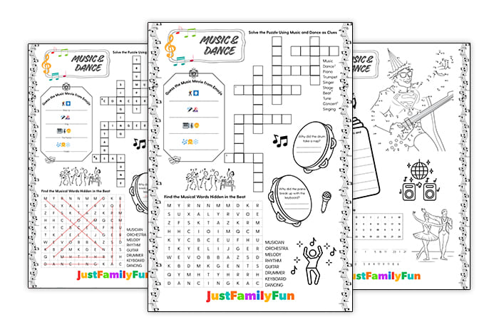 Music And Dance Puzzles
