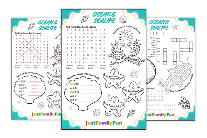 Ocean & Sealife Puzzles