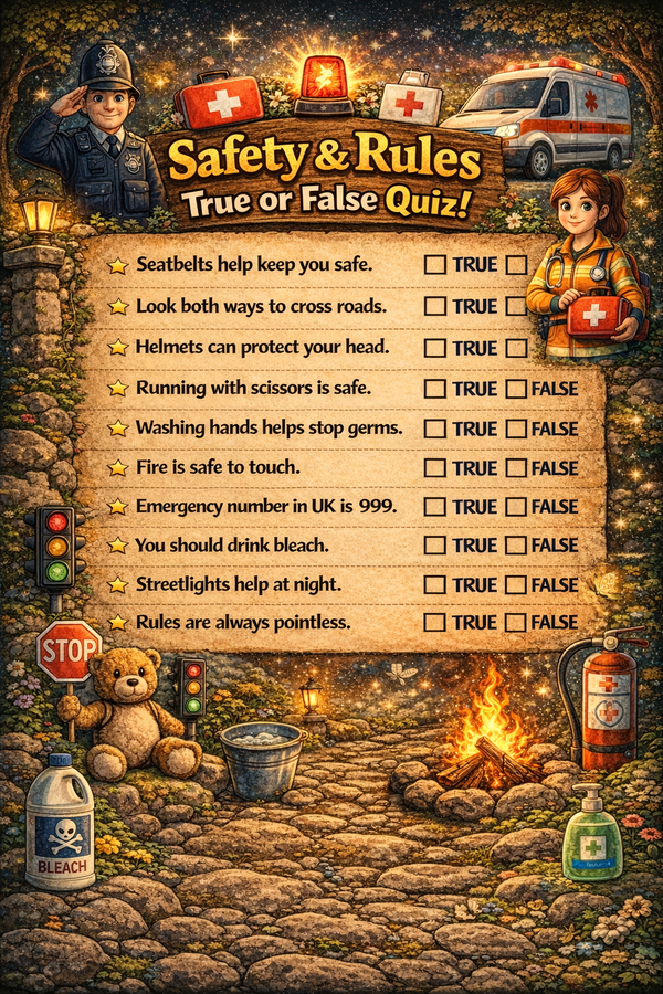 safety true or false questions