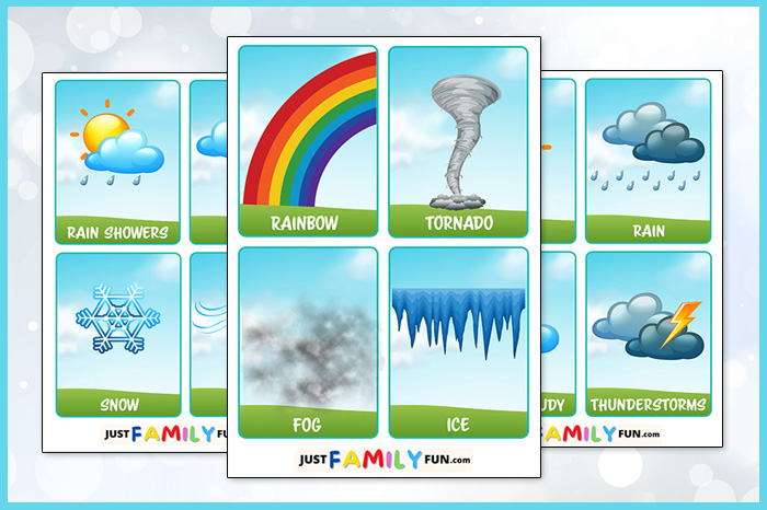 Free Printable Weather Flashcards